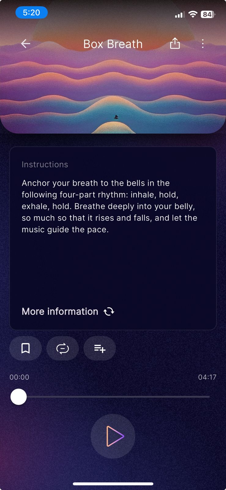 App screen