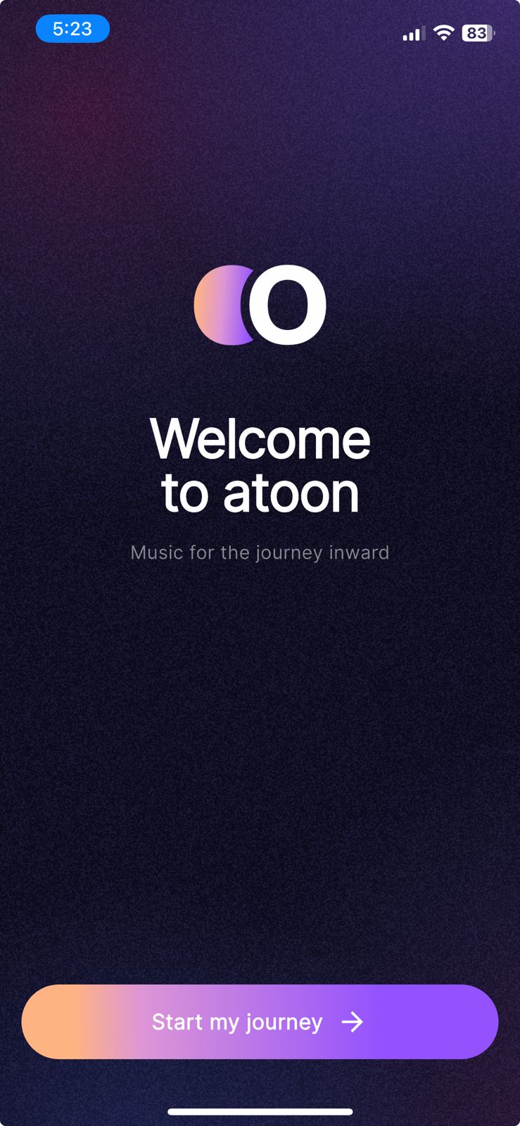 App screen