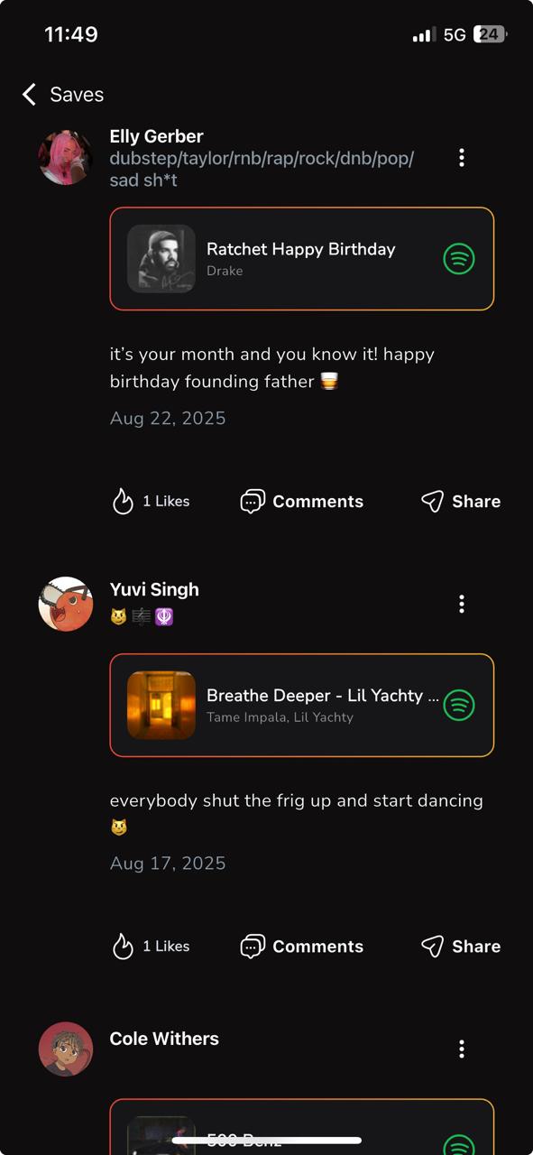 App screen