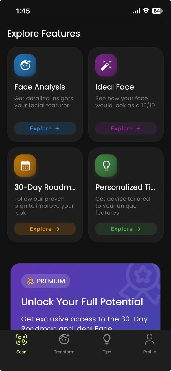 App screen