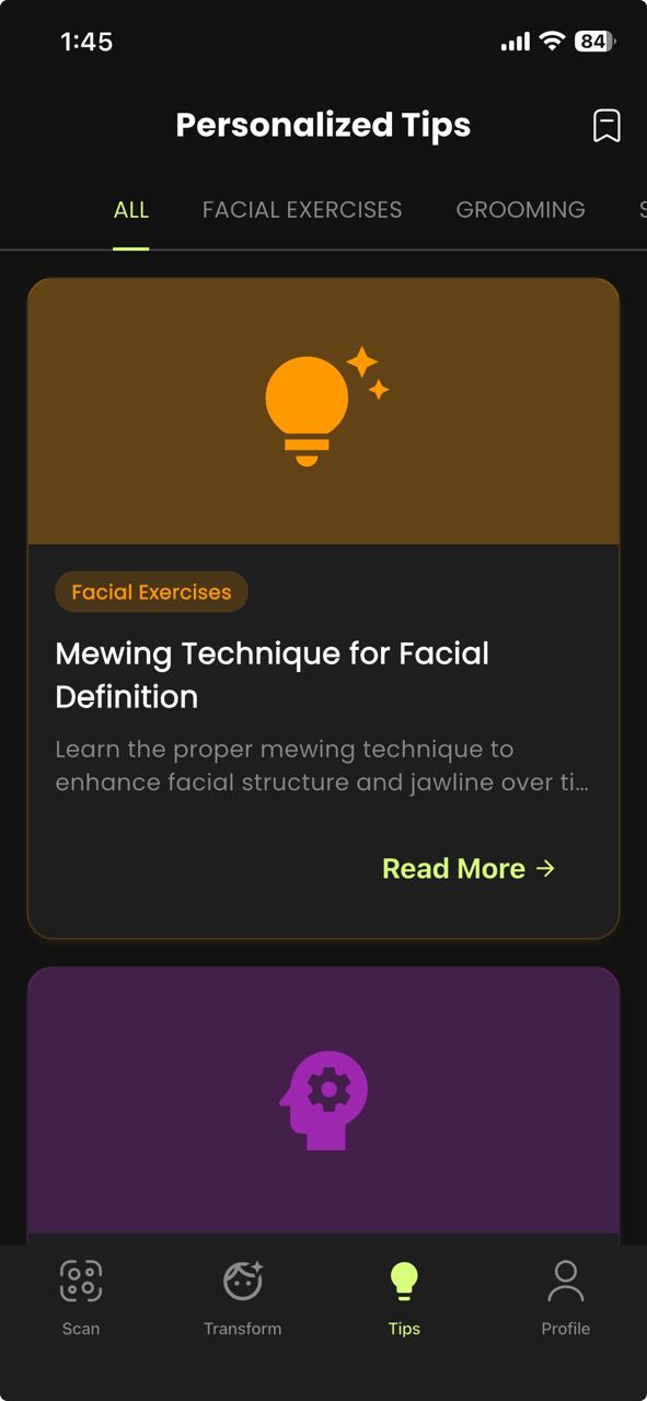 App screen