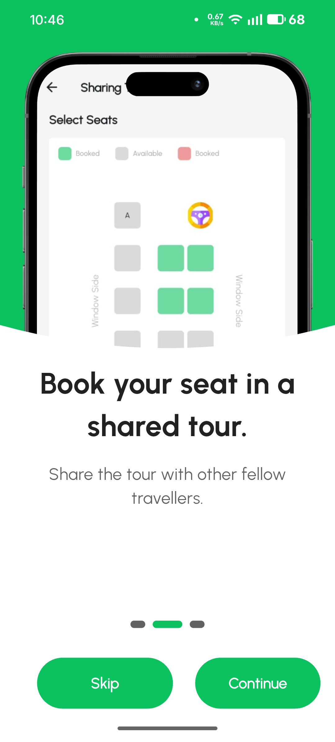 App screen