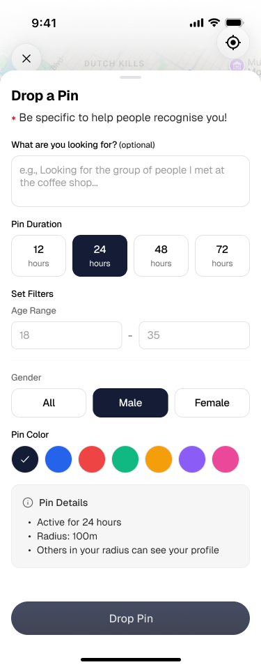 App screen