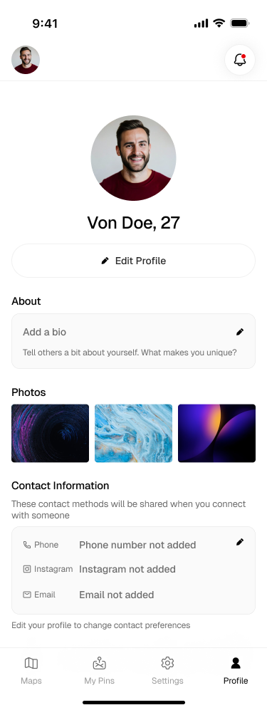 App screen