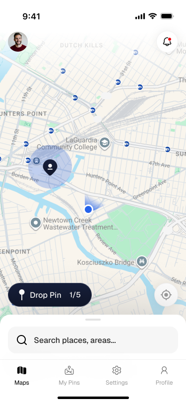 App screen