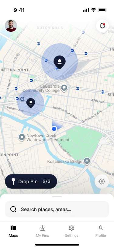 App screen